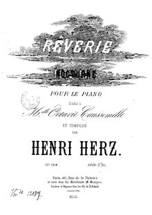 Partition complète, Rêverie Nocturne, Op.194, Herz, Henri