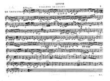 Partition violon 2, 3 clavier quatuors, Trois quatuors pour le clavecin ou forte piano avec accompagnement de 2 violons et violoncelle