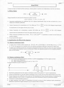 UTBM 2002 in41 analyse et traitement du signal genie informatique semestre 2 final