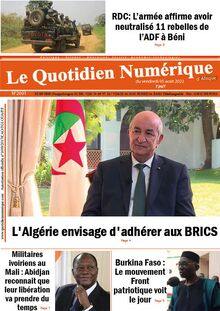Le Quotidien Numérique d’Afrique n°2001 - Du vendredi 5 août 2022