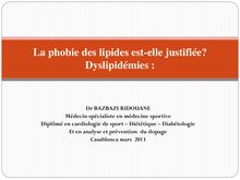 LES LIPIDES ALIMENTAIRES - DYSLIPIDEMIES.pdf