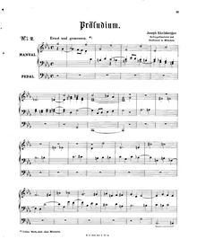 Partition complète, Prelude en C minor, Rheinberger, Josef Gabriel par Josef Gabriel Rheinberger