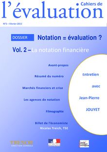 Notation = évaluation ? Vol. 3 - La notation extra-financière. : 5