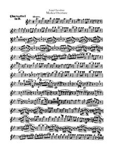 Partition clarinette 1, 2 (B♭), Médée, Opéra comique en trois actes