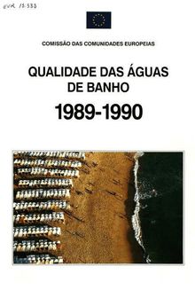 Qualidade das águas de banho 1989-1990