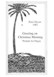 Partition complète, Prelude pour orgue - Greeting on Christmas Morning