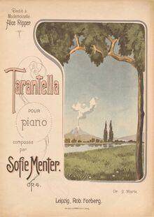 Partition complète, Tarantella, Op.4, Menter, Sophie