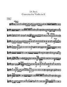 Partition altos, violon Concerto, Violin Concerto No.2, E major