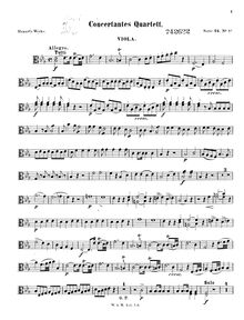 Partition altos, Sinfonia concertante, Sinfonia Concertante, E♭ major par Wolfgang Amadeus Mozart