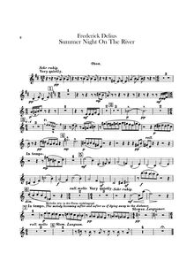 Partition hautbois, 2 pièces pour petit orchestre, Delius, Frederick par Frederick Delius