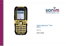 Notice Téléphone portable Sonim  XP1