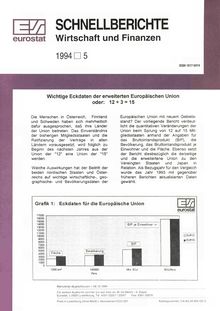 SCHNELLBERICHTE Wirtschaft und Finanzen. 1994 5