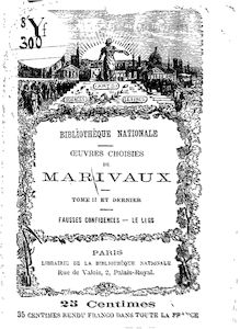 Oeuvres choisies de Marivaux. T. II