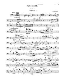 Partition violoncelle 1, corde quintette en E Minor, E minor, Cherubini, Luigi