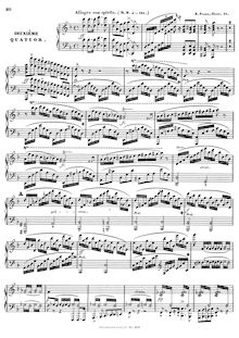 Partition Piano , partie, Piano quatuor No.2, Op.28, Grand Quatuor p. Pfte. Viol. Alto et Vclle, Op.28