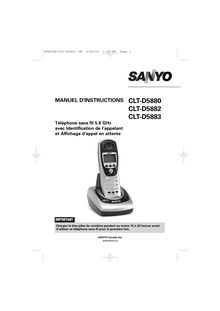 Notice Téléphone sans fil Sanyo  CLT-D5880
