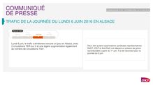 Prév SNCF lundi 6 juin