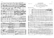 Partition complète (booklet), corde quatuor No.12, Op.127