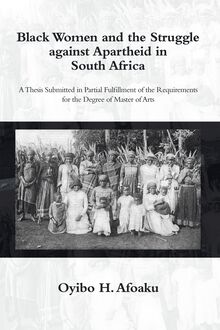 Black Women and the Struggle Against Apartheid in South Africa