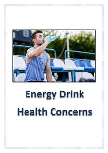Energy Drink Health Concerns