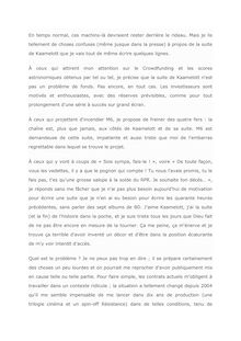 Déclaration d Alexandre Astier au sujet des films Kaamelott