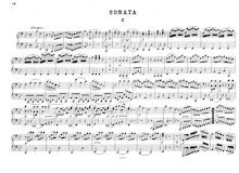 Partition complète, Sonata pour Piano Four-mains, B♭ major, Mozart, Wolfgang Amadeus par Wolfgang Amadeus Mozart