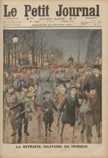 LE PETIT JOURNAL SUPPLEMENT ILLUSTRE  N° 1110 du 25 février 1912