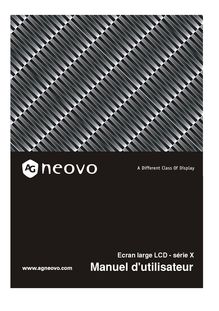 Notice LCD AG Neovo  X-W19