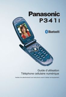 Notice Téléphone portable Panasonic Global  P341i