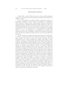 Nouvelle revue : la Revue des contrats - autre ; n°4 ; vol.56, pg 968-969