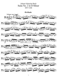  No.2, D minor - Bach
