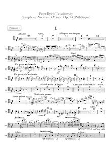 Partition Trombone 1, 2, 3, Tuba, Symphony No.6, Pathétique / Патетическая (Pateticheskaya)