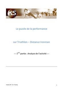 Le puzzle de la performance en Triathlon - Distance Ironman
