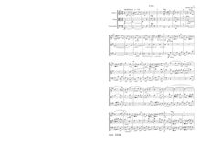 Partition complète, corde Trio, Op.8, G major, Sauzay, Eugène