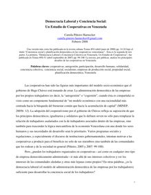 Microsoft Word - PineiroFeb08-CoopsVzlanas&ConcienciaSocial ONLINE.doc