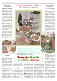 Tomate - Basilic : un mariage d’amour