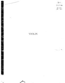 Partition de violon, violon Concerto No.1, Op.10, Vieuxtemps, Henri