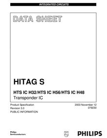 HITAG S HTS IC H32 HTS IC H56 HTS IC H48 Transponder IC