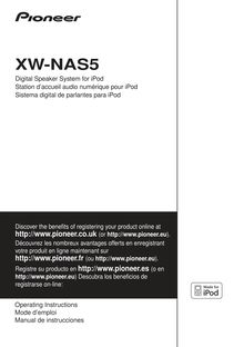 Notice IPOD Président Pioneer  XW-NAS5