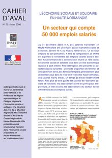 L économie sociale et solidaire en Haute-Normandie : Un secteur qui compte  50 000 emplois salariés  