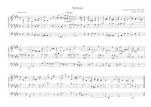 Partition complète, Serioso pour orgue, Fischer, Michael Gotthard