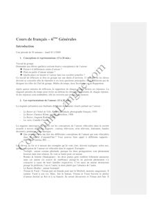 Cours de français - 6ème Générales Introduction