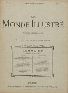 LE MONDE ILLUSTRE  N° 2192 du 01 avril 1899