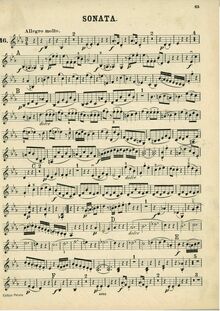 Partition de violon, violon Sonata, Violin Sonata No.33 par Wolfgang Amadeus Mozart