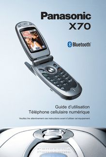 Notice Téléphone portable Panasonic Global  X70