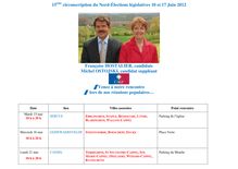 15ème circonscription du Nord-législatives 2012-HOSTALIER-OSTOJSKI-Réunions populaires