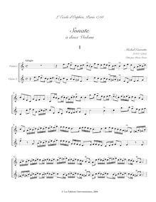 Partition complète (sans basse), L école d Orphée, L école d Orphée pour apprendre facilment a joüer du violon