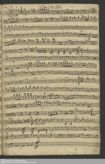 Partition altos II, Symphony en C major, C major, Rosetti, Antonio