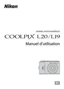 Notice Appareil Photo numériques Nikon  COOLPIX L19