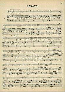 Partition complète, violon Sonata, Violin Sonata No.18, G major